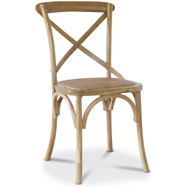 Gaston stol med rottingsits - Natur