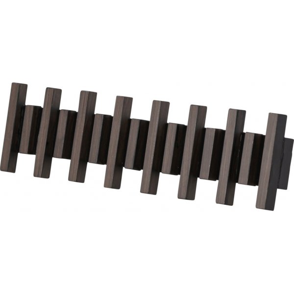 Nimes kroklist 75 x 13 cm - Mocca/svart