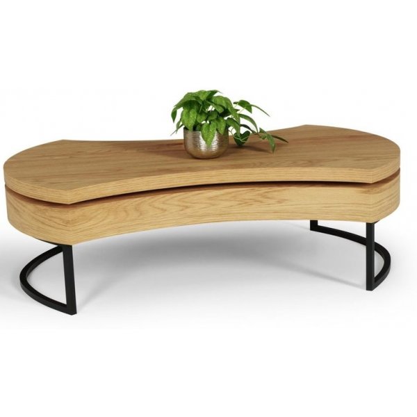 Turn soffbord - Ek/svart