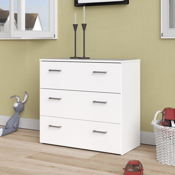 Space ladekast met 3 lades - Wit Space ladekast met 3 lades - Wit