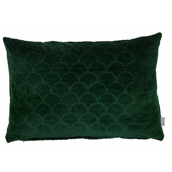 Ambal kuddfodral 40x60 - Mrkgrn
