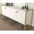 Verloren dressoir - Wit/goud