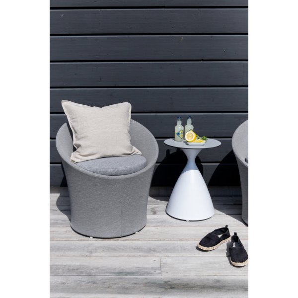 Groupe lounge Spoga - Gris/Blanc Groupe lounge Spoga - Gris/Blanc