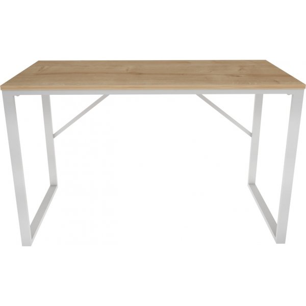 Bureau Layton 120 x 60 cm - Blanc/chêne Bureau Layton 120 x 60 cm - Blanc/chêne
