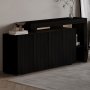 Sideboard Bellan 170 cm - Wood Black