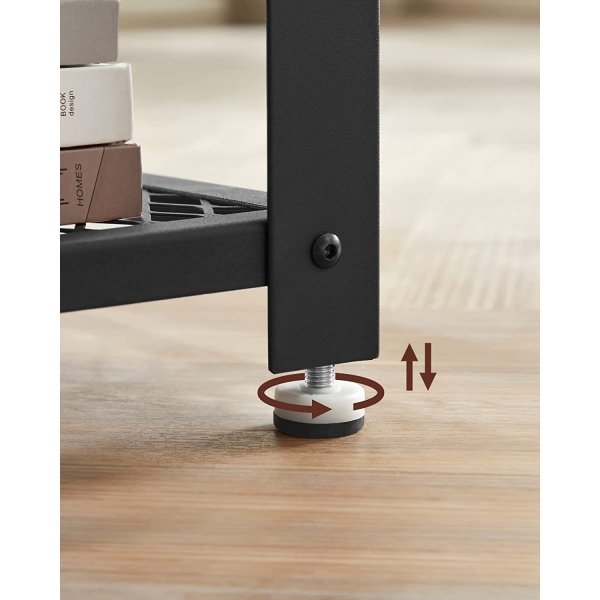 Freddie bijzettafel 45 x 45 cm - Bruin/zwart