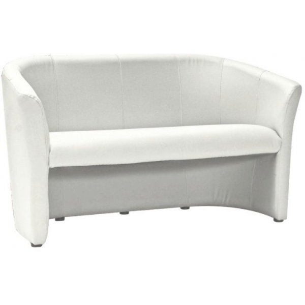 Charity 3- sits soffa - Vit (PU)