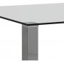 Kante matbord 140 cm - Krom