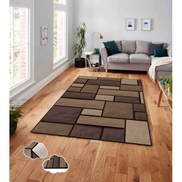 Estera 102 matta 80 x 140 cm - Brun