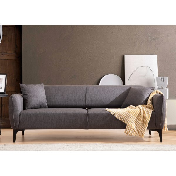 Belissimo 3-sits soffa - Mörkgrå Belissimo 3-sits soffa - Mörkgrå