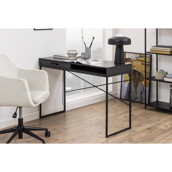 Bureau Seaford 110 cm - Noir Bureau Seaford 110 cm - Noir
