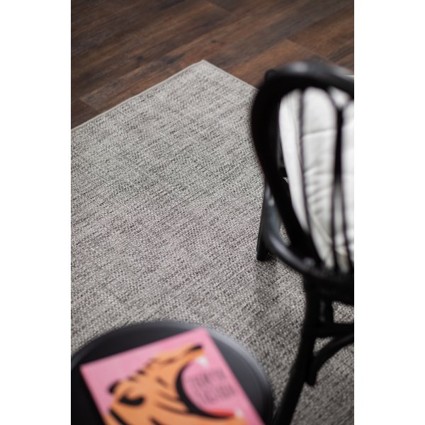 Capri plat geweven vloerkleed Grijs