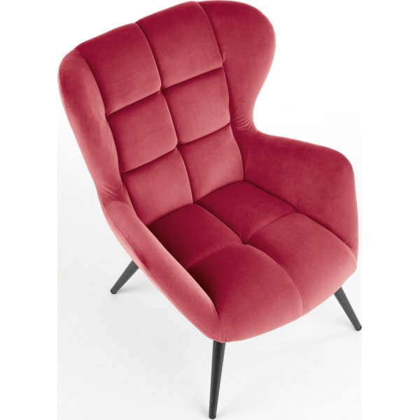 Fauteuil Halfman - Rouge Fauteuil Halfman - Rouge
