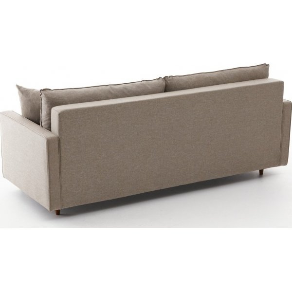 Canapé 3 places Eca - Blanc crème Canapé 3 places Eca - Blanc crème