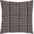 Coussin dcoratif Nara 60 x 60 cm - Mlange marron