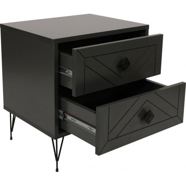 Luna nachtkastje - Antraciet