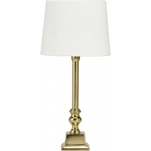 Linné bordslampa - Vit/guld - 46 cm