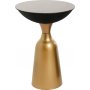 Chalice sidobord 56 cm - Guld/svart