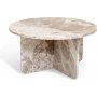 Level runt soffbord i marmor 85 cm - Silver Diana
