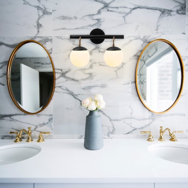 Gondola wandlamp 3011 - Zwart/wit