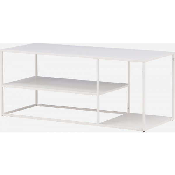 Träne soffbord 120 x 50 cm - Vit Träne soffbord 120 x 50 cm - Vit