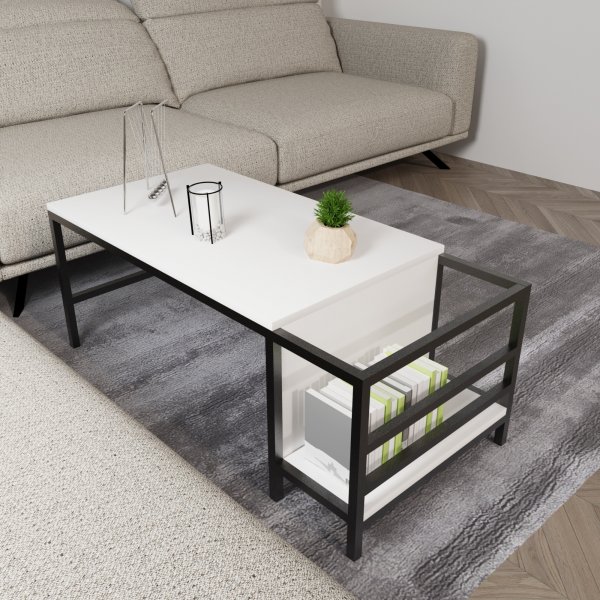 Contempo soffbord 110 x 60 cm - Vit Contempo soffbord 110 x 60 cm - Vit