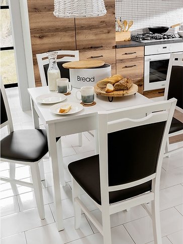 Table à manger Bryk 69 x 69 cm - Blanc Table à manger Bryk 69 x 69 cm - Blanc