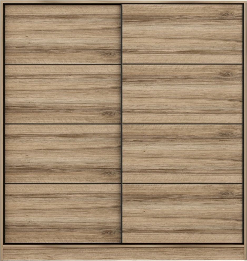 Kapusta garderob 180 x 52 x 210 cm - Brun - Garderober
