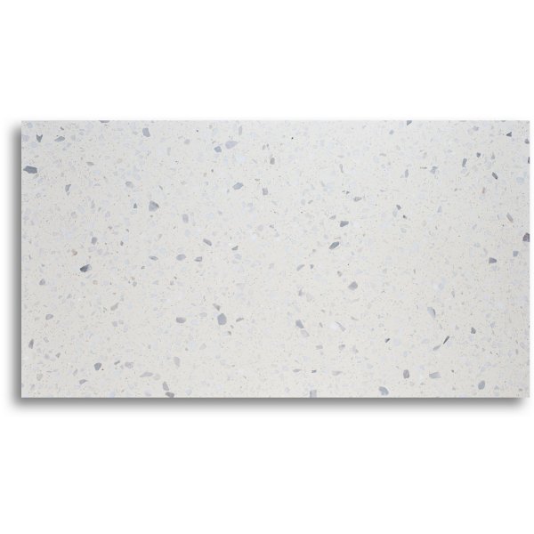 Terrazzo soffbord 75x75cm - Bianco Terrazzo & underrede Star mässing Terrazzo soffbord 75x75cm - Bianco Terrazzo & underrede Star mässing