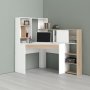Function Plus skrivbord 138,4 x 101,6 x 141,1 cm - Vit/ek