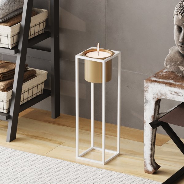 Pot Plato 23 - Blanc/or Pot Plato 23 - Blanc/or