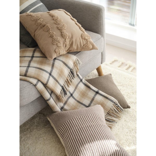 Tyra kussenhoes 40 x 60 cm - Nougat