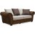 Delux 2-sits soffa med kuvertkuddar - Brun/Beige