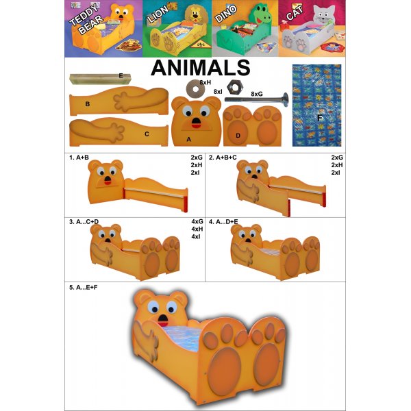 Katt barnsäng - Valfi storlek! Katt barnsäng - Valfi storlek!