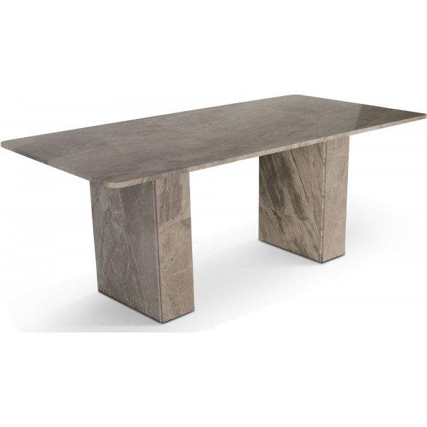 Level matbord grbeige marmor 200x100 cm