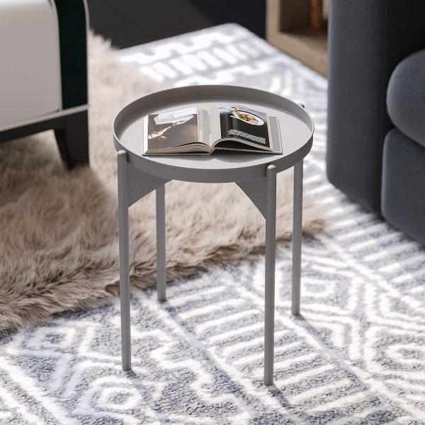 Table basse Vela Ø44 cm - Gris Table basse Vela Ø44 cm - Gris