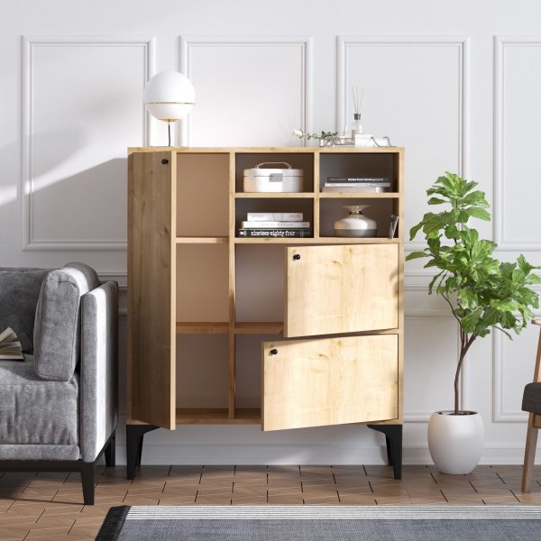 Buffet Ewa - Saphir/chêne Buffet Ewa - Saphir/chêne