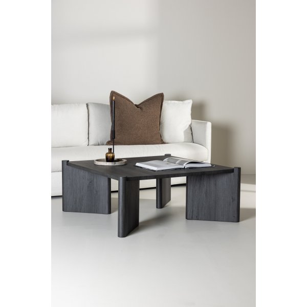 Table basse Rogaland 100 x 100 cm - Noir Table basse Rogaland 100 x 100 cm - Noir