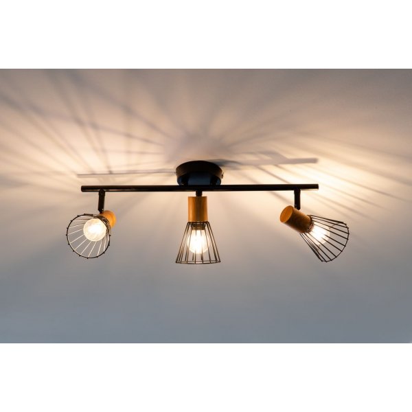 Nym wandlamp - Zwart