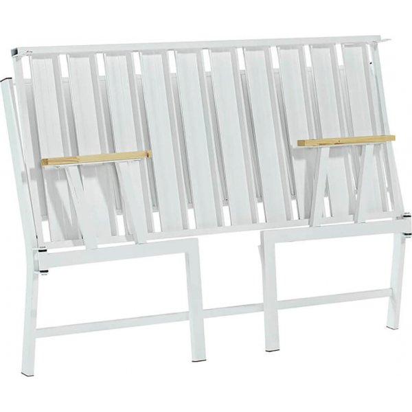 Lotus 2-sits utesoffa - Vit/grön Lotus 2-sits utesoffa - Vit/grön