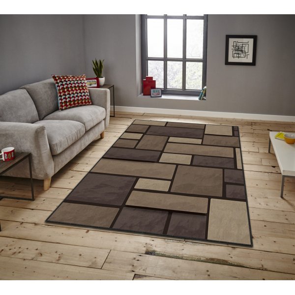 Estera 102 matta 160 x 230 cm - Brun Estera 102 matta 160 x 230 cm - Brun