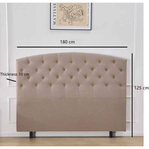 Snggavel 180 cm bred rundad design - Beige