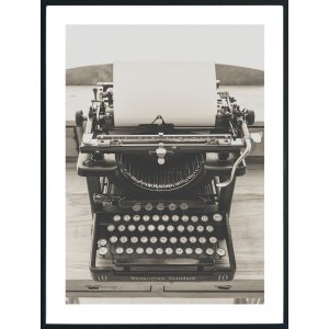 Posterworld - Machine  crire  motifs - 70 x 100 cm
