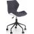 Chaise de bureau Albana - Blanc/gris