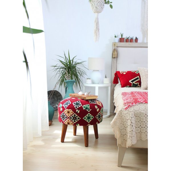 Melik sittpuff 2 - Flerfärgad Melik sittpuff 2 - Flerfärgad