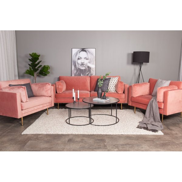 Table basse Gemini Ø60/80 cm - Noir Table basse Gemini Ø60/80 cm - Noir