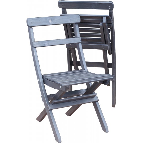 Chaise pliante Knohult - Noir