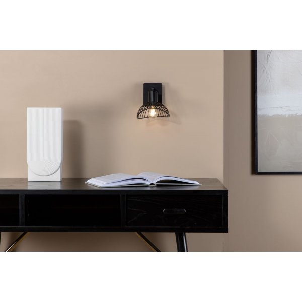 Nätthult vägglampa - Svart Nätthult vägglampa - Svart