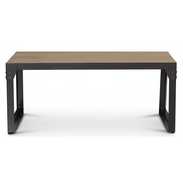 Industri soffbord vintage 120 x 70 cm - Ek - Svart Industri soffbord vintage 120 x 70 cm - Ek - Svart