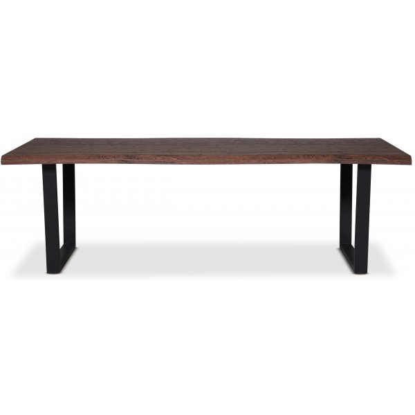 Table à manger Bretagne 240x100 cm - Marron/noir Table à manger Bretagne 240x100 cm - Marron/noir